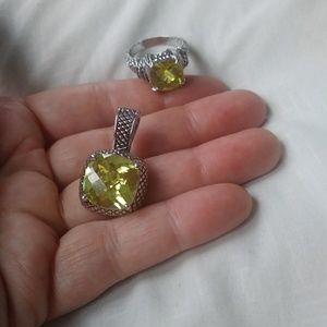 Premier necklace clasp with matching ring